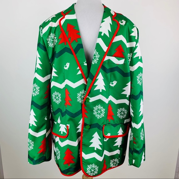 Christmas Tree Ugly Christmas Blazer Sz XL - Picture 1 of 7
